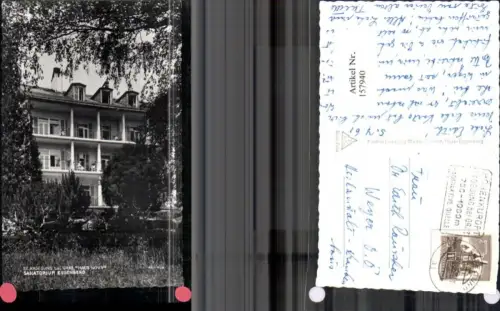 157940,St Radegund b. Graz Haus Novy Sanatorium Eggenberg 1961