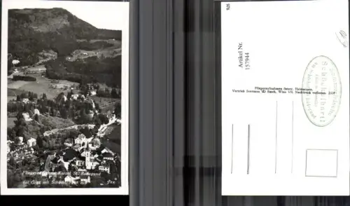 157944,St Radegund b. Graz m. Schöckel Fliegeraufnahme
