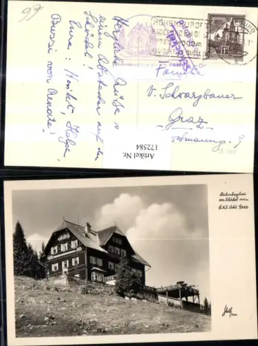 172584,Radegund Stubenberghaus am Schöckel