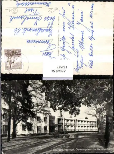 172587,Judendorf Straßengel Genesungsheim der Bundesbahn