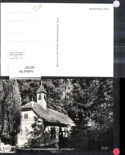 183707,Lassnitzhöhe Waldkapelle