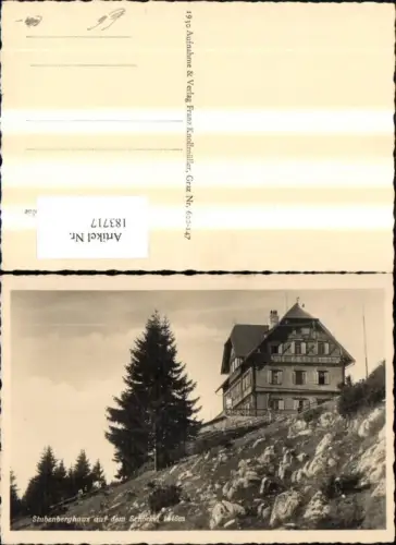 183717,Stubenberghaus a. d. Schöckel Foto Ak