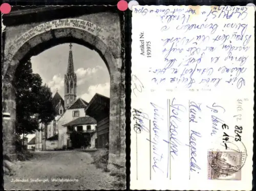 193975,Judendorf Straßengel Wallfahrtskirche Kirche Bogen
