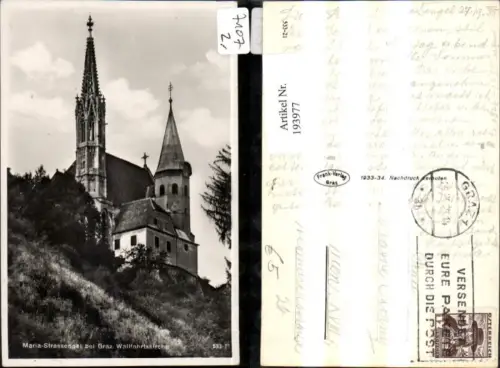 193977,Maria-Strassengel b. Graz Wallfahrtskirche Kirche