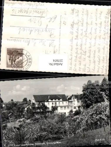 237074,Lassnitzhöhe Laßnitzhöhe Erholungsheim