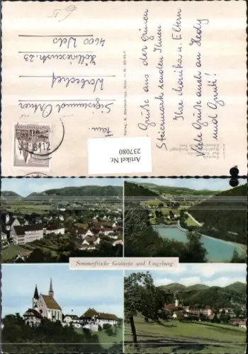 237080,Gratwein u. Umgebung Totale Kirche Straßengel Stift Rein Mehrbildkarte
