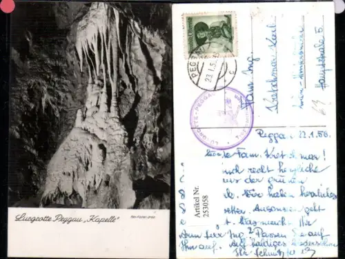 253058,Lurgrotte Peggau Kapelle Tropfstein pub Foto Fischer