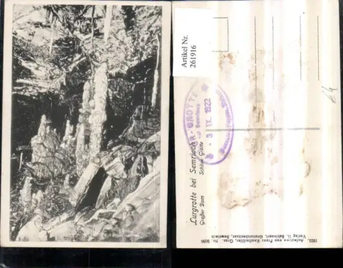 261916,Lurgrotte b. Semriach Großer Dom Schöne Grotte
