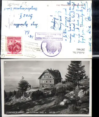 287441,Stubenberghaus am Schöckel Berghütte b. St. Radegund