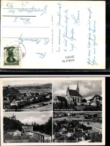 287853,Judendorf-Straßengel Totale Kirche Erholungsheime Mehrbildkarte