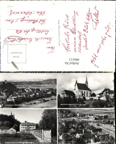 406513,Judendorf-Straßengel Totale Kirche Erholungsheim Mehrbildkarte