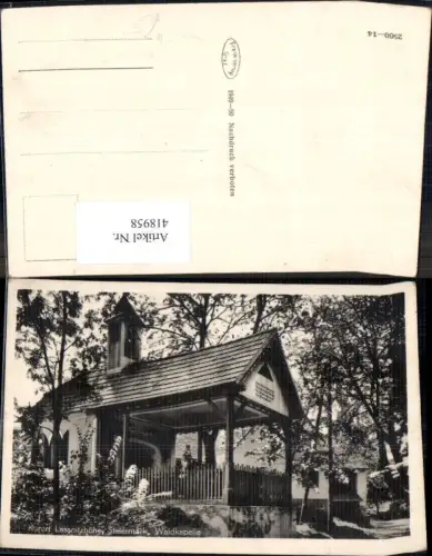 418958,Kurort Lassnitzhöhe Waldkapelle Laßnitzhöhe
