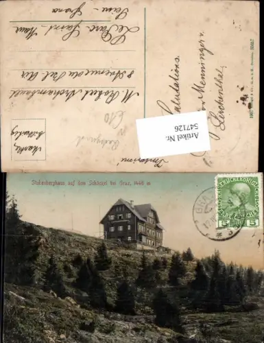 547126,tolle AK Radegund b. Graz Stubenberghaus am Schöckel