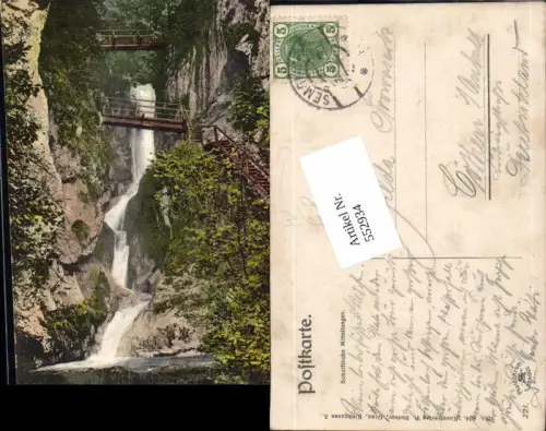 552934,tolle AK Schöckel bei Graz Radegund Wasserfall Kesselfall