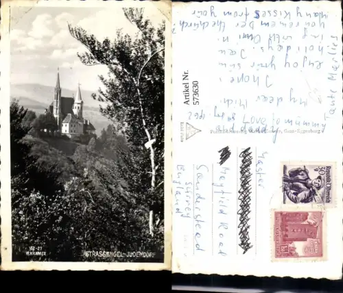 573630,Foto Ak Judendorf-Straßengel Ansicht Wallfahrtskirche