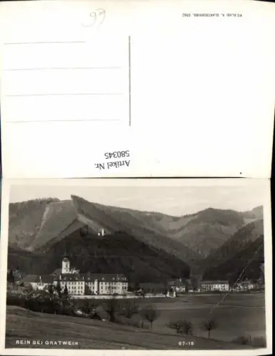 580345,Rein Gratwein-Straßengel Ansicht Stift