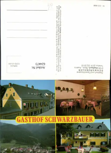 624473,Mehrbild Ak Übelbach Gasthof Schwarzbauer