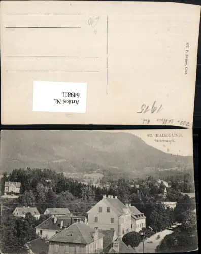 649811,St Radegund b. Graz 1915
