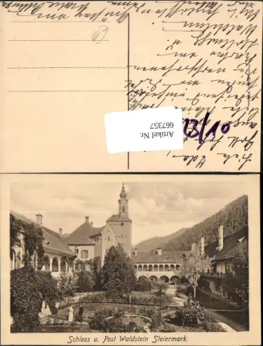 667357,Deutschfeistritz Schloss u. Post Waldstein