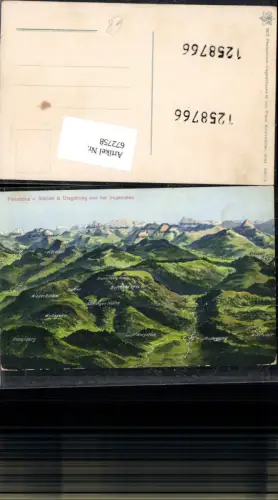 672758,Sankt Radegund bei Graz Panorama v. Schöckl Umgebung a. d. Vogelschau