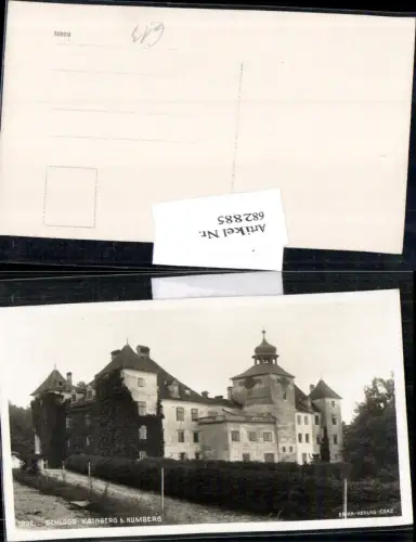 682885 seltene Foto-AK Schloss Kainberg b. Kumberg