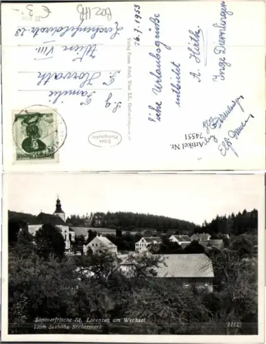 74551,Sommerfrische St Lorenzen am Wechsel