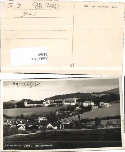 74568,Markt Vorau Totale zum Ort 1926