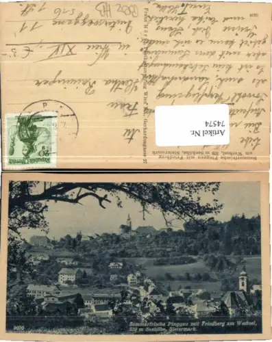 74574,Sommerfrische Pinggau Totale 1940