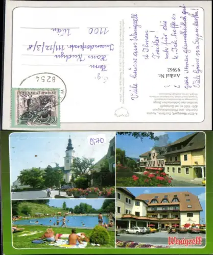 95962,Wenigzell Kirche Raiffeisenbank Bad