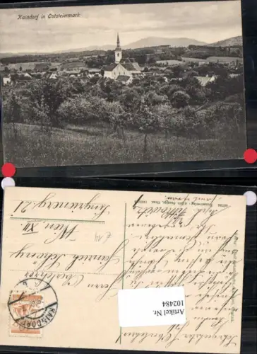 102484,Kaindorf in Steiermark 1923