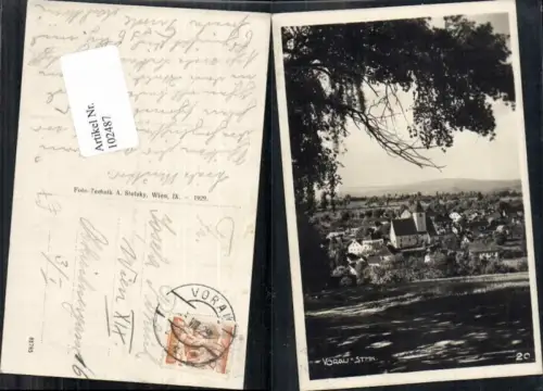 102487,Vorau Ortsrand 1928