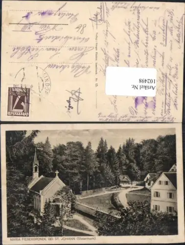 102498,Maria Fieberbrunn b. St Johann Herberstein