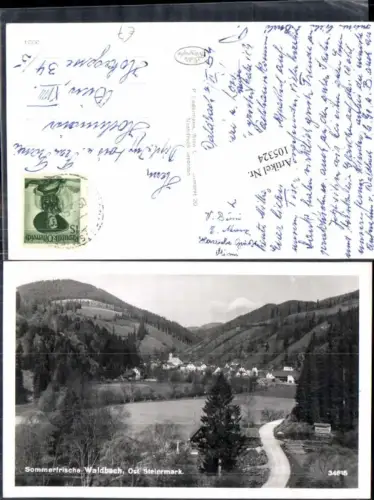 105324,Sommerfrische Waldbach Ortsansicht