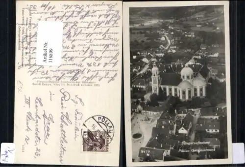 116899,Fliegeraufnahme Pöllau 1935