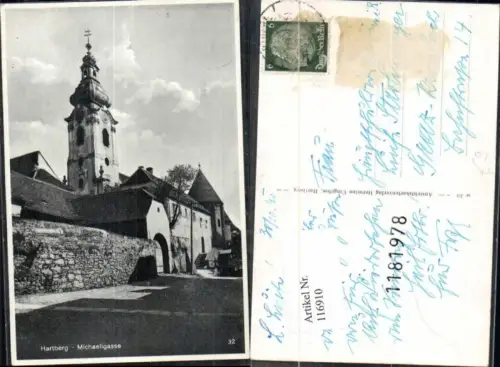 116910,Hartberg Michaeligasse Kirche 1940