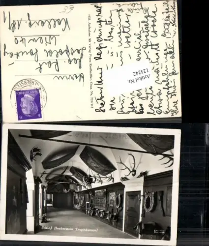 124242,Schloss Herberstein bei Stubenberg 1940