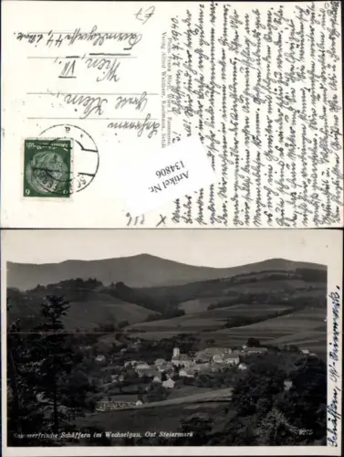 134806,Schäffern im Wechselgau Oststeiermark 1940