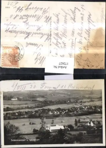 172627,Siebersdorf u. Neustift Totale Bahnpost Aspang