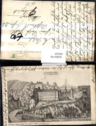198169,Schloss Herberstein im Jahre 1600 b. Stubenberg am See