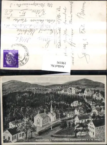 198191,Wallfahrtsort Maria Fieberbründl Totale b. Hartberg Kirche pub Prokopp 99