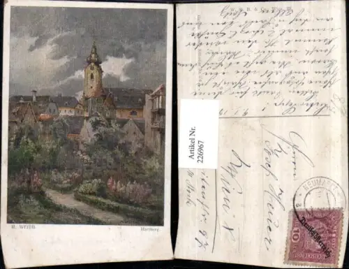 226967,Künstler AK M. Weith Hartberg Ansicht