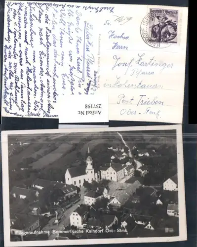 237198,Kaindorf Totale Fliegeraufnahme