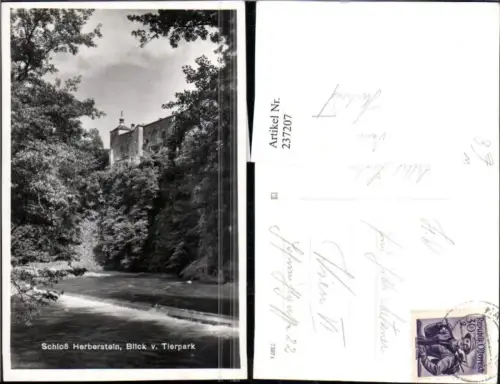 237207,Schoss Herberstein Blick v. Tierpark b. St. Johann