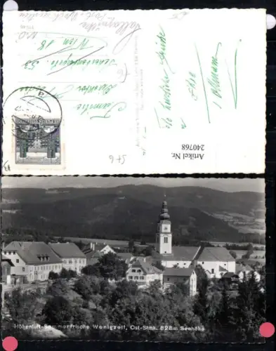 240768,Wenigzell Teilansicht Kirche