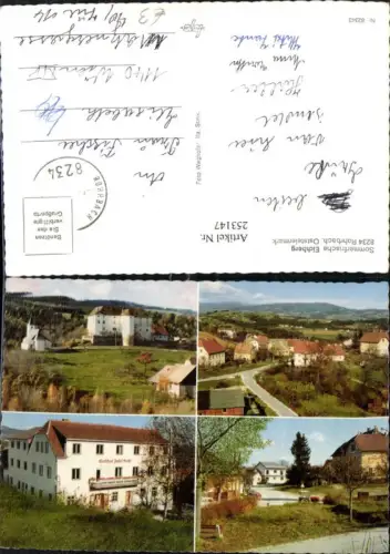 253147,Eichberg b. Rohrbach Totale Schloss Gasthof Josef Kohl Mehrbildkarte