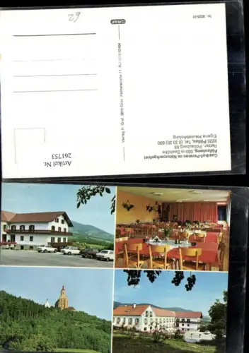 261753,Pöllauberg Kirche Gasthof Pension im Naturparkgebiet Mehrbildkarte
