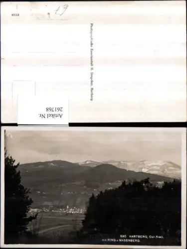 261768,Blick auf Hartberg Totale m. Ring u. Masenberg