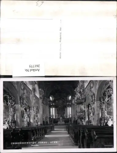 261775,Vorau Chorherrenstift Stift Kirche Innenansicht
