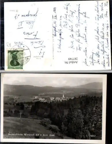 287749,Blick auf Wenigzell Totale