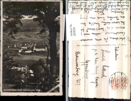 287878,Blick auf Vorau Totale